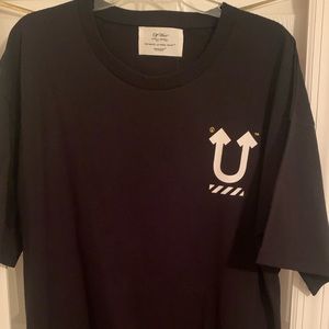 OFF-WHITE BLACK SKELETON DART S/S T-SHIRT